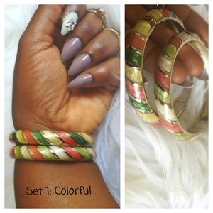 Enamel Clasp Bracelets